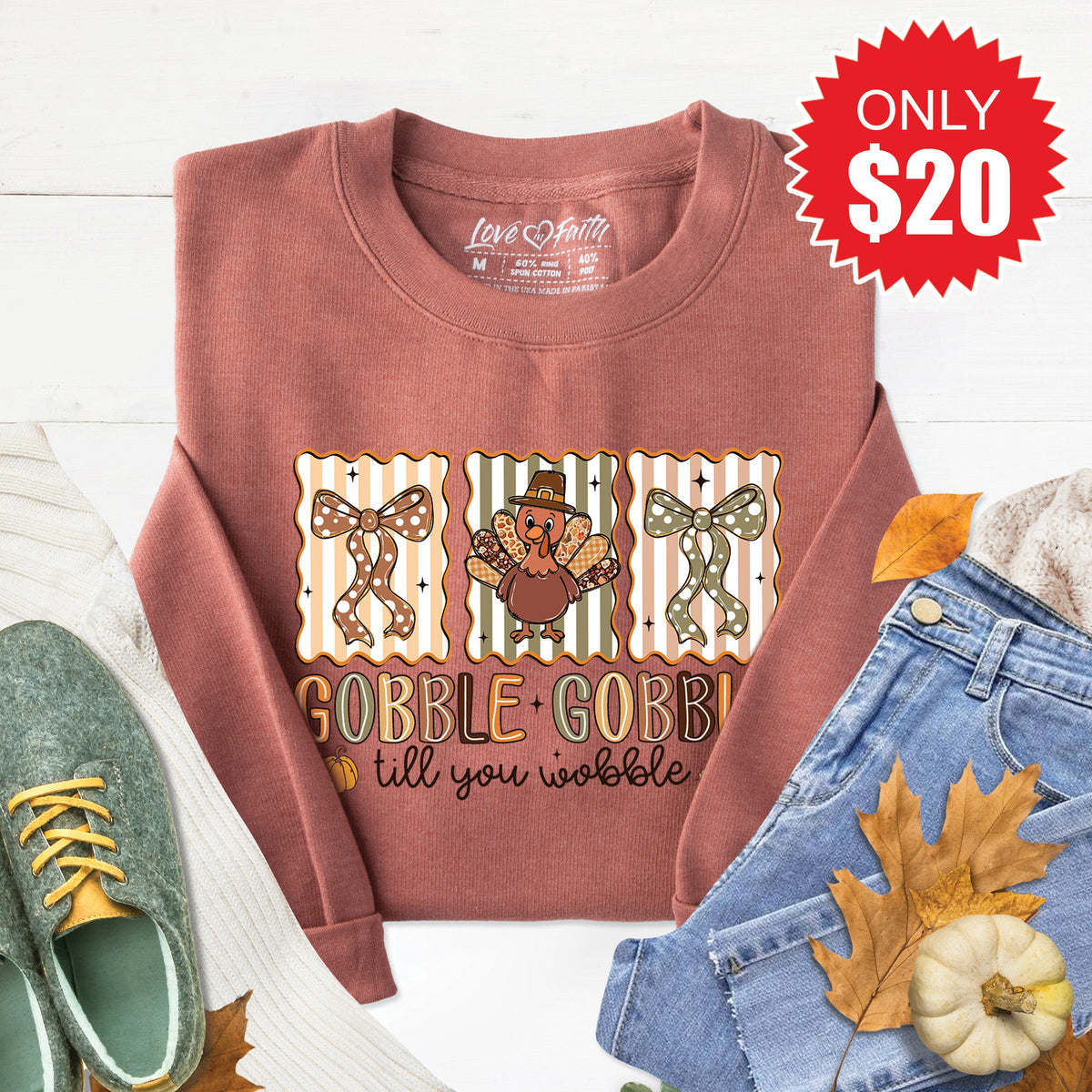 Gobble Sweatshirt - Heather Chestnut - 20 product image 1