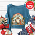 The Greatest Gift Sweatshirt - Heather Deep Teal - 20 product image 1