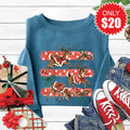 Reindeers Sweatshirt - Heather Deep Teal - 20 product image 1