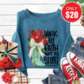 Walk By Faith Sweatshirt - Heather Deep Teal - 20 product image 1