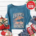 Hope Is Born Sweatshirt - Heather Deep Teal - 20 product image 1