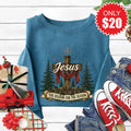Reason For The Season Sweatshirt - Heather Deep Teal - 20 product image 1