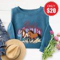 God's Country Sweatshirt - Heather Deep Teal - 20 product image 1