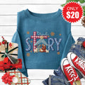 True Story Sweatshirt - Heather Deep Teal - 20 product image 1
