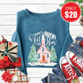 O Come Church Sweatshirt - Heather Deep Teal - 20 product image 1