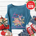 Deer, Its Christmas Sweatshirt - Heather Deep Teal - 20 product image 1