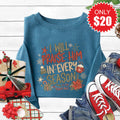 Praise Him Sweatshirt - Heather Deep Teal - 20 product image 1