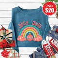 Holly Jolly Sweatshirt - Heather Deep Teal - 20 product image 1
