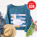 Flabbers Have Been Gasted Sweatshirt - Heather Deep Teal product image 1