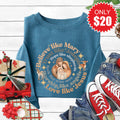Believe Like Mary Sweatshirt - Heather Deep Teal - 20 product image 1