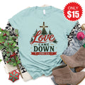 Love Came Down Tee - Heather Dusty Blue - 15 product image 1