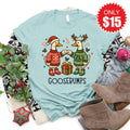 Goosebumps Tee - Heather Dusty Blue - 15 product image 1