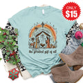 Greatest Gift Tee - Heather Dusty Blue - 15 product image 1