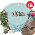 Dachshund Tee - Heather Dusty Blue - 15 product image 1