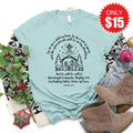 Prince of Peace Tee - Heather Dusty Blue - 15 product image 1
