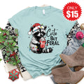 Cute But Feral Tee - Heather Dusty Blue - 15 product image 1