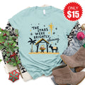 Brightly Shining Tee - Heather Dusty Blue - 15 product image 1