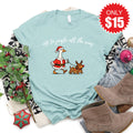 Jingle All The Way Tee - Heather Dusty Blue - 15 product image 1