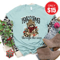 Trashing Through the Snow Tee - Heather Dusty Blue - 15 product image 1