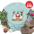 Duck The Halls Tee - Heather Dusty Blue - 15 product image 1