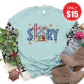 True Story Tee - Heather Dusty Blue - 15 product image 1