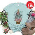 Holy Night Tee - Heather Dusty Blue - 15 product image 1