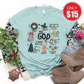 My God Is Tee - Heather Dusty Blue - 15 product image 1