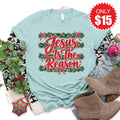 Jesus Is The Reason Tee - Heather Dusty Blue - 15 product image 1