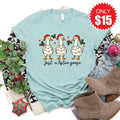 Festive Goose Tee - Heather Dusty Blue - 15 product image 1