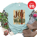 Joy To The World Tee - Heather Dusty Blue - 15 product image 1
