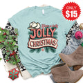 Jolly Christmas Tee - Heather Dusty Blue - 15 product image 1