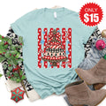 Christmas Tree Tee - Heather Dusty Blue - 15 product image 1