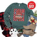 Christmas Tree Long Sleeve - Heather Forest - 17 product image 1