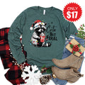 Cute But Feral Long Sleeve - Heather Forest - 17 product image 1