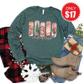 Oh Holy Night Long Sleeve - Heather Forest - 17 product image 1