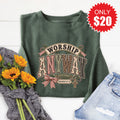 Worship Anyway Sweatshirt - Heather Forest - 20 product image 1