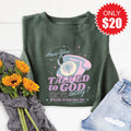 Talked To God Sweatshirt - Heather Forest - 20 product image 1
