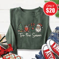 Tis The Season Sweatshirt - Heather Forest - 20 product image 1