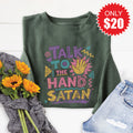 Talk to the Hand Sweatshirt - Heather Forest - 20 product image 1