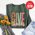 Give Thanks Sweatshirt - Heather Forest - 20 product image 1