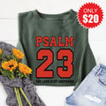 Psalm 23 Sweatshirt - Heather Forest - 20 product image 1