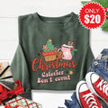 Christmas Calories Sweatshirt - Heather Forest - 20 product image 1