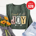 Count It All Joy Sweatshirt - Heather Forest - 20 product image 1