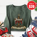 Reason For The Season Sweatshirt - Heather Forest - 20 product image 1