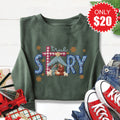 True Story Sweatshirt - Heather Forest - 20 product image 1