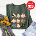 Chickens Sweatshirt - Heather Forest - 20 product image 1