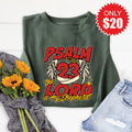 Psalm 23 Sweatshirt - Heather Forest - 20 product image 1