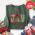 Joy To The World Sweatshirt - Heather Forest - 20 product image 1
