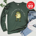 Jesus Said No Long Sleeve - Heather Forest - 17 product image 1