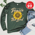 Praise The Lord Long Sleeve - Heather Forest - 17 product image 1